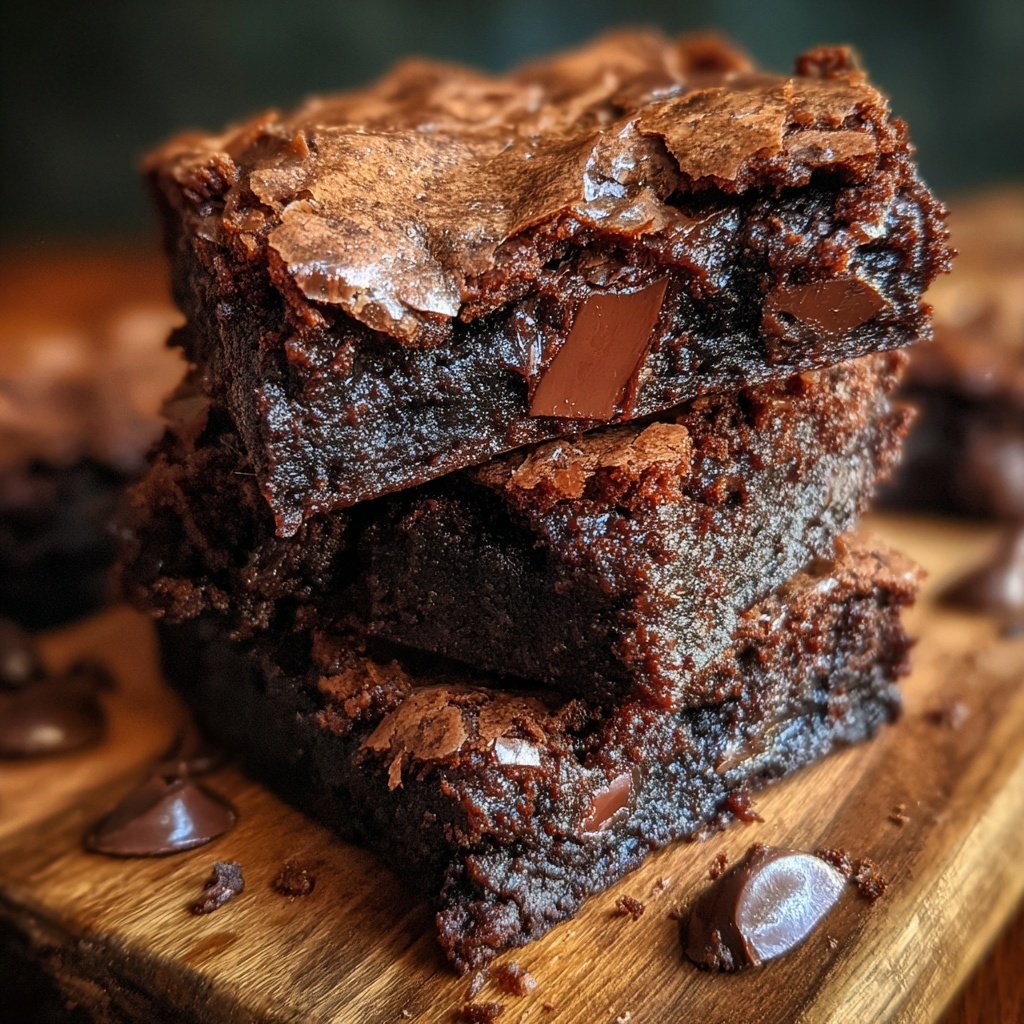 Triple Chocolate Chunk Brownies