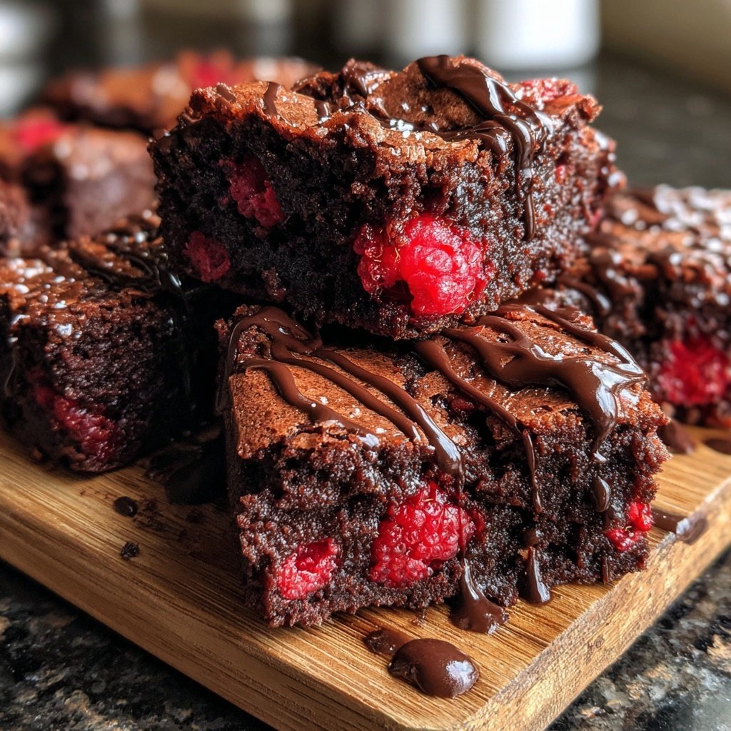 Chocolate Raspberry Brownies