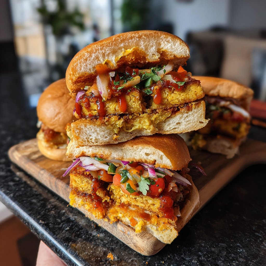 Sliders with Crispy Tofu