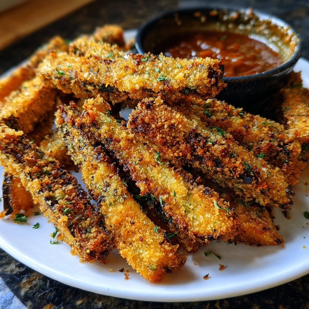 Crispy Eggplant Veggie Fries