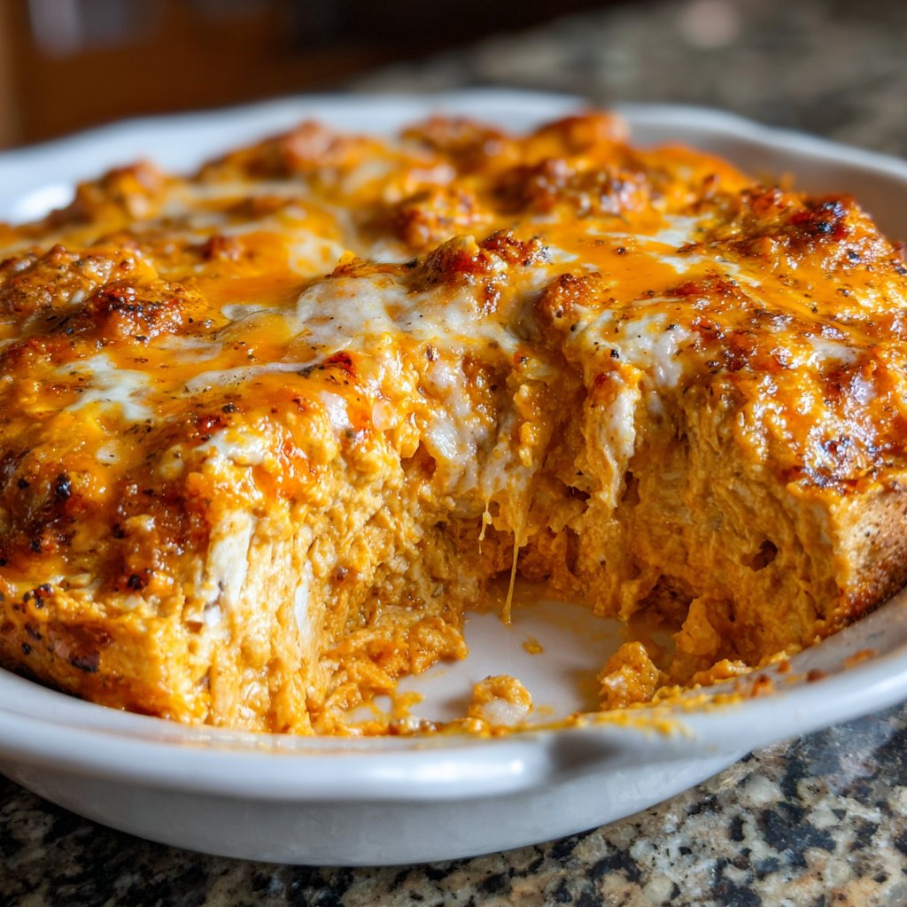 Baked Buffalo Chicken Dip