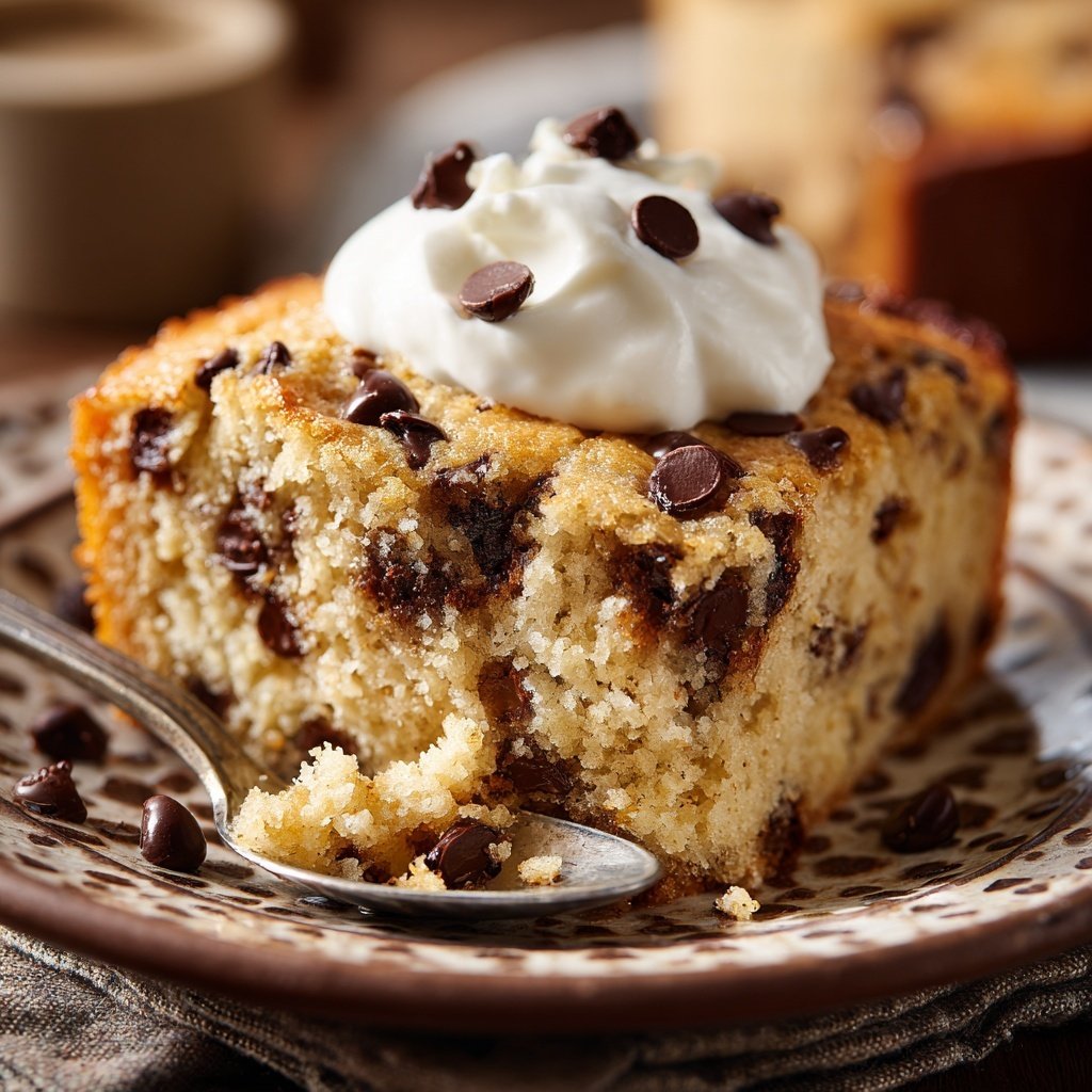 Chocolate Chip Snack Cake With Yogurt