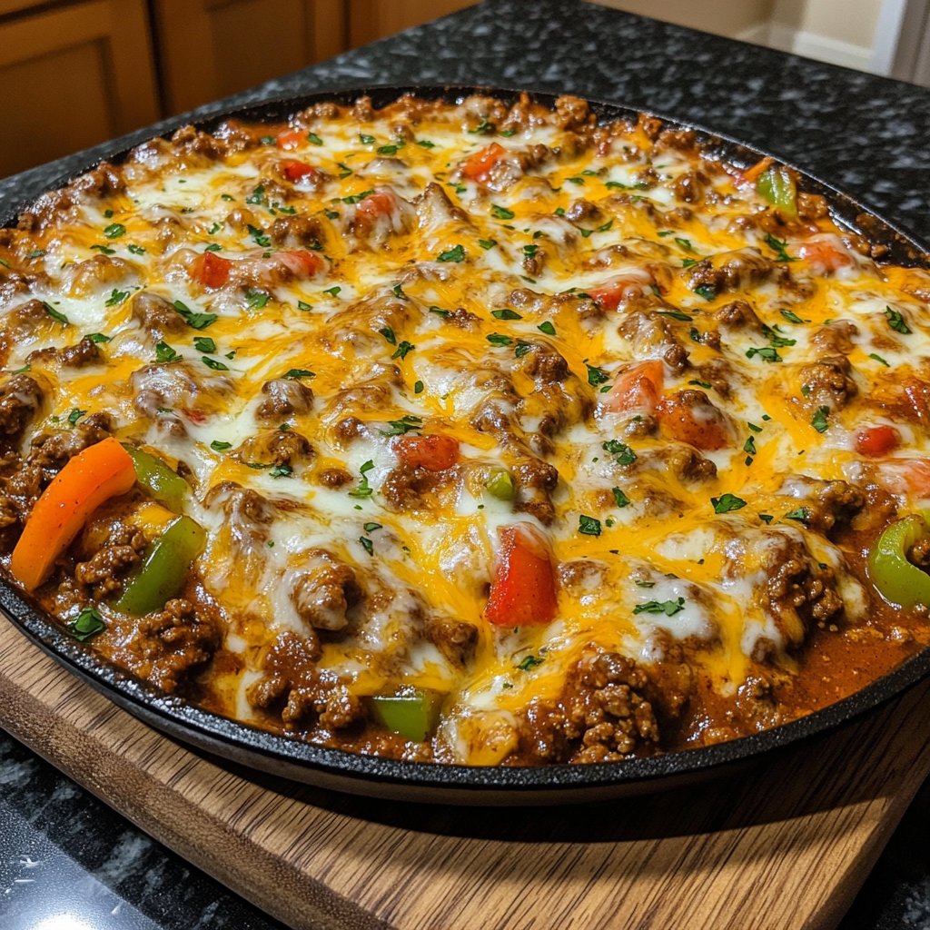 Ground Beef Enchilada Skillet