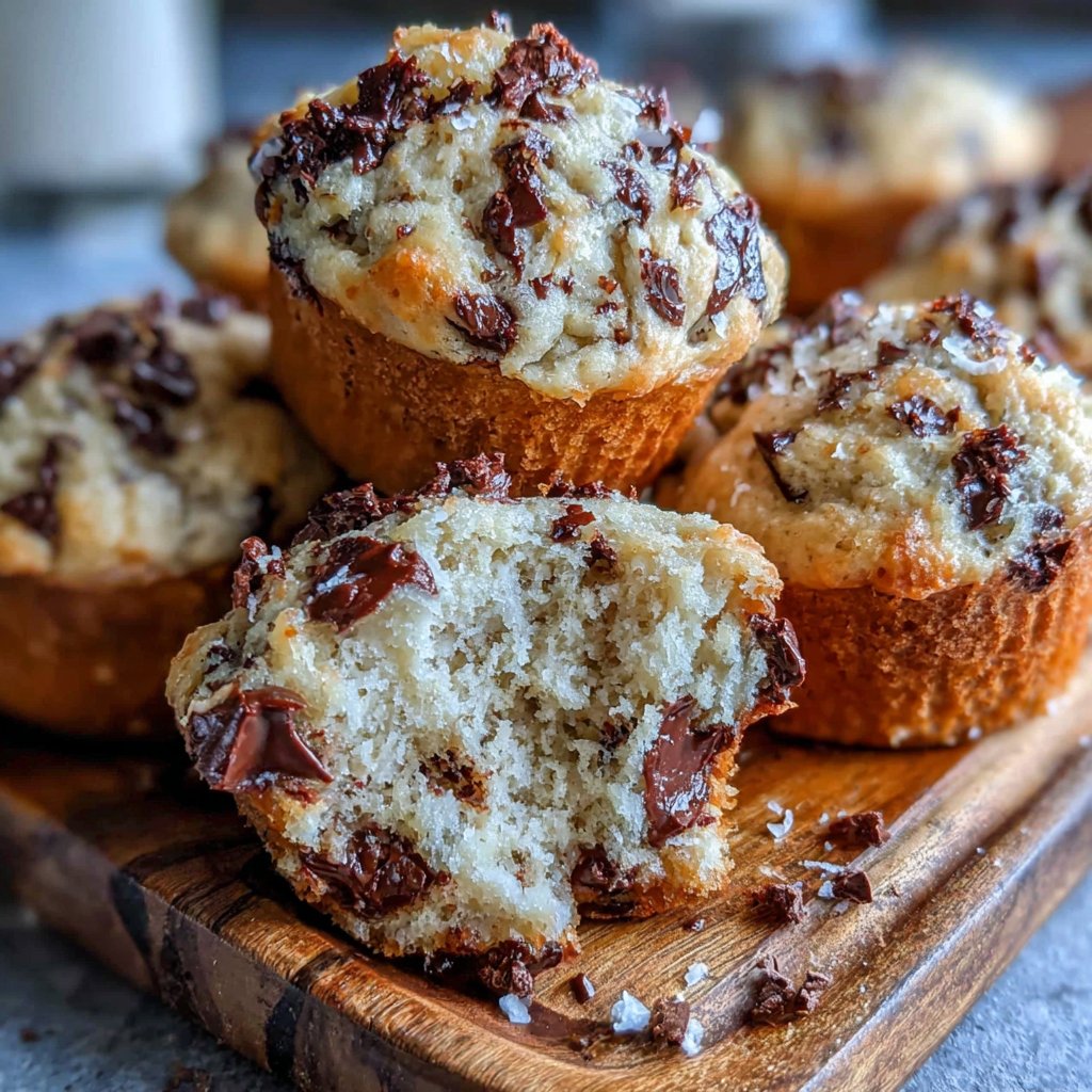 Healthy Chocolate Chip Muffins