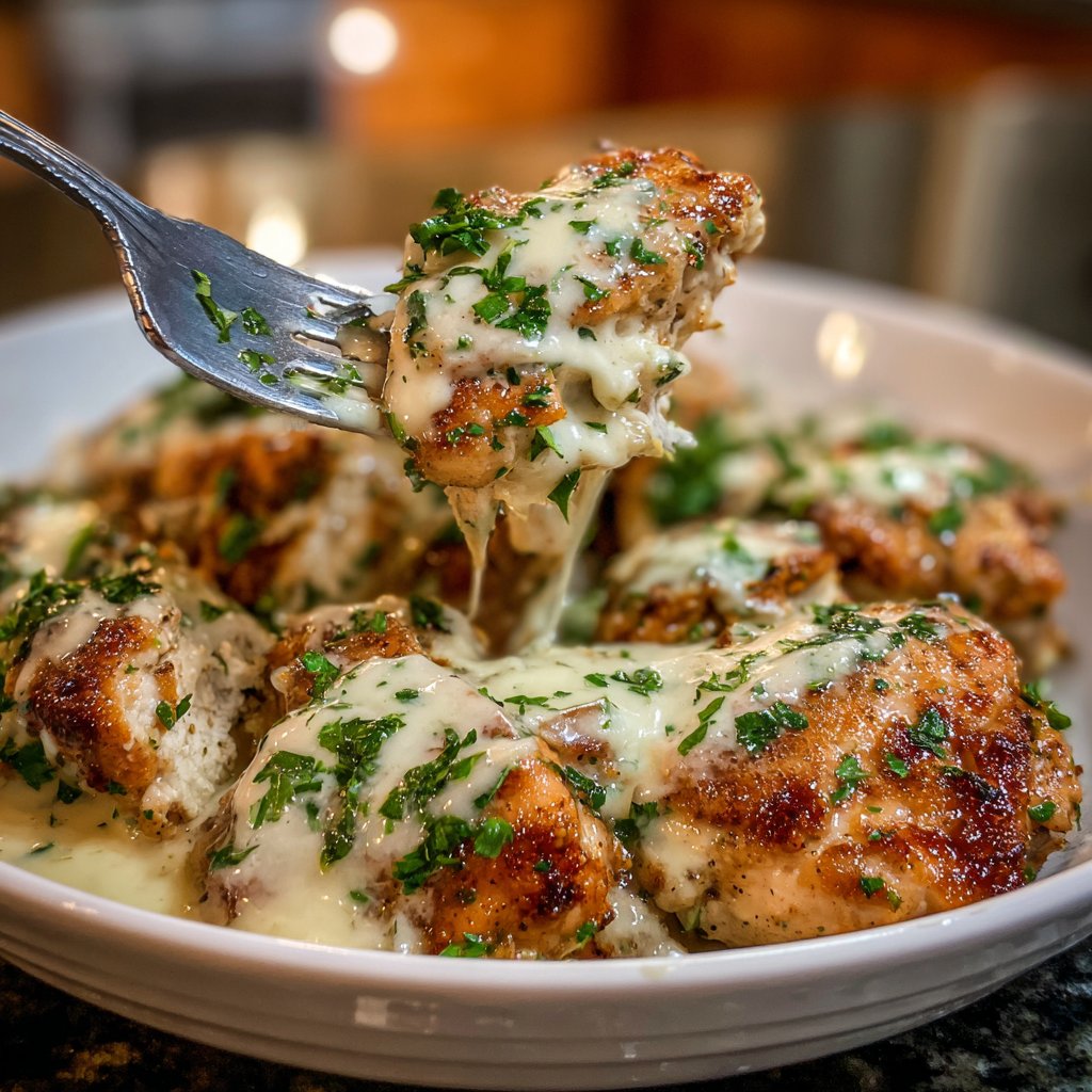 Easy Slow Cooker Garlic Parmesan Chicken