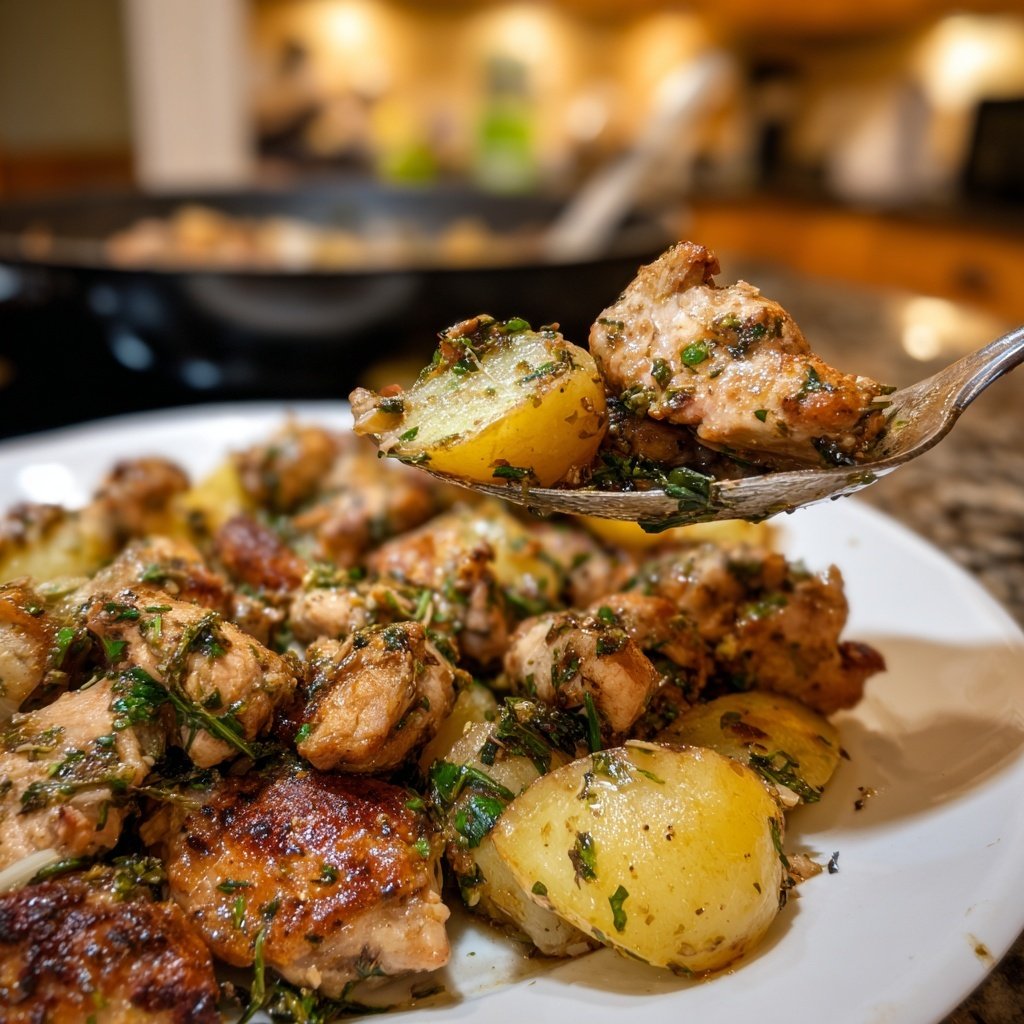 Dump-and-Go Crockpot Chicken and Potatoes