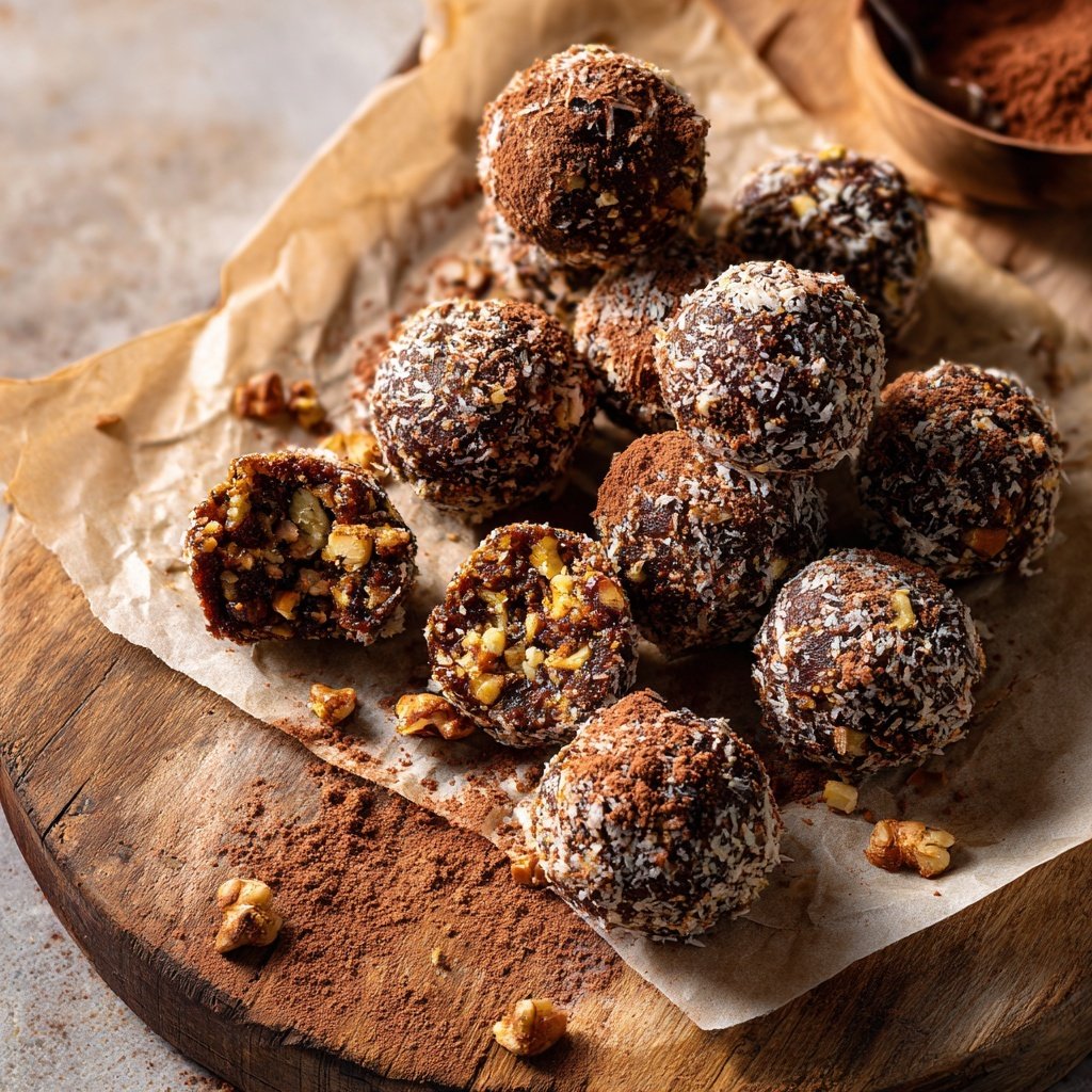 Healthy Date And Nut Snack Bites