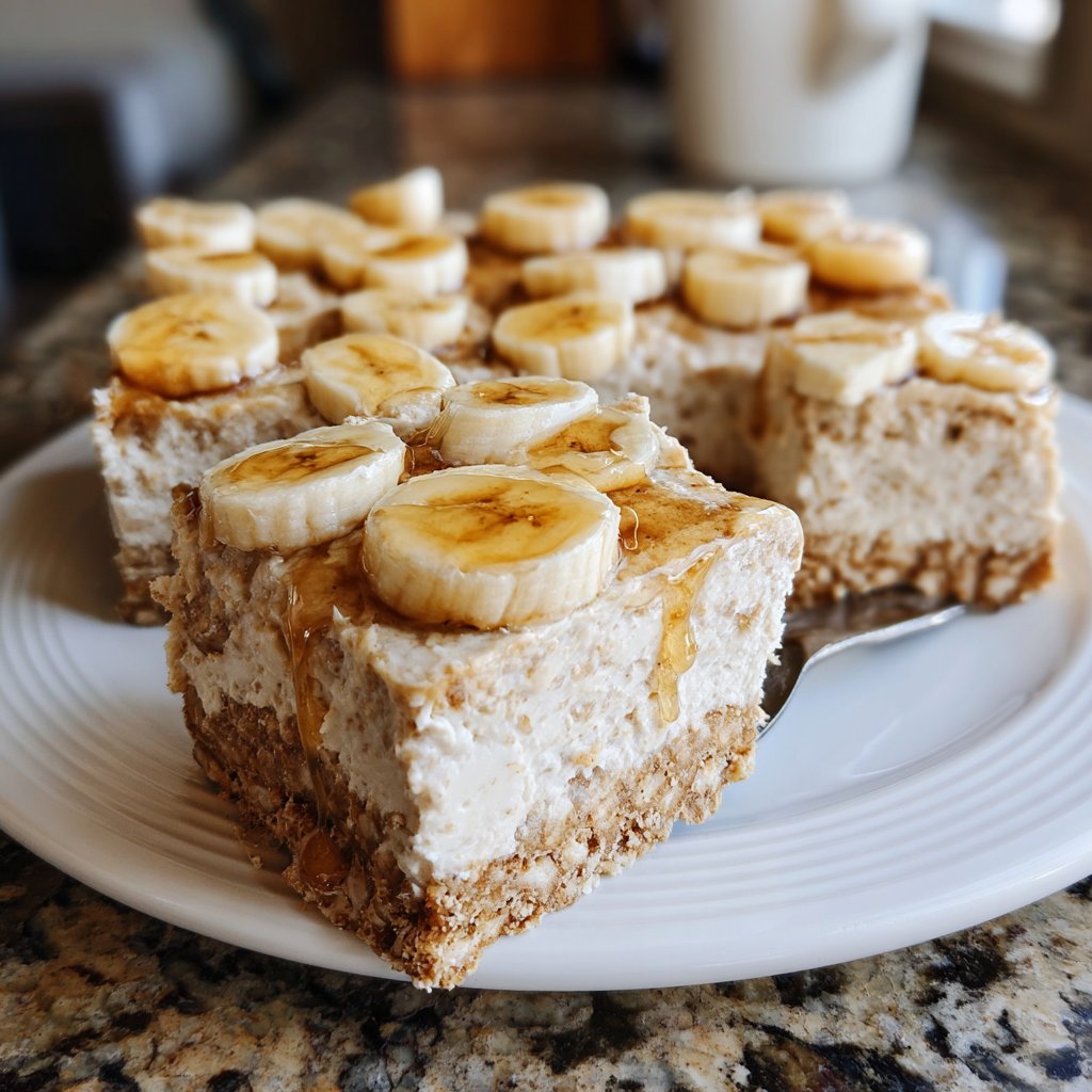 Banana Oat Yogurt Squares