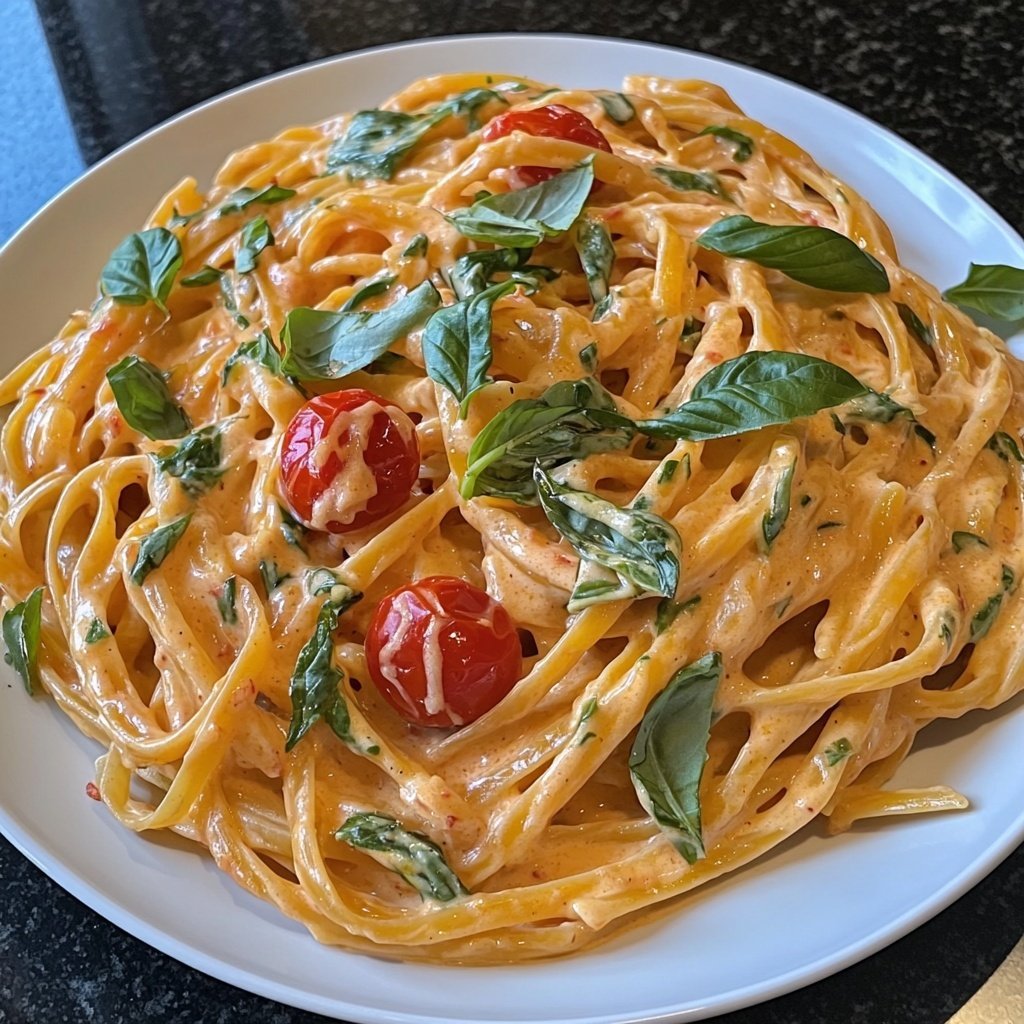 Easy One Pot Creamy Tomato Pasta