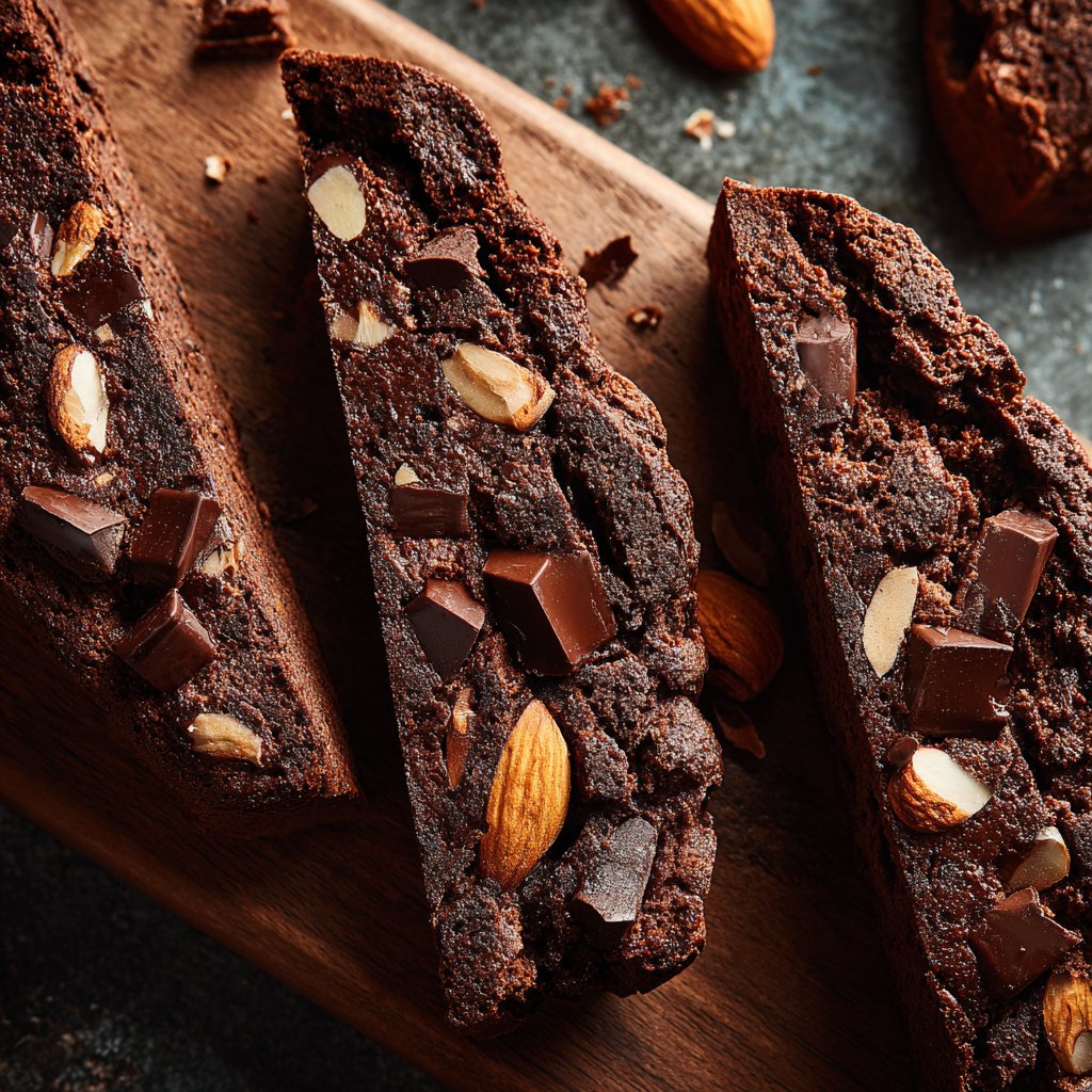 Chocolate Almond Biscotti