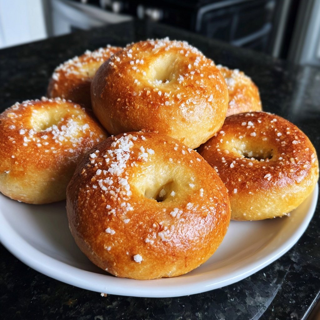 Air Fryer Yogurt Bagels Plain