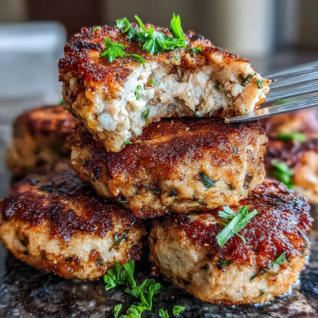 Ground Chicken Burger Patties