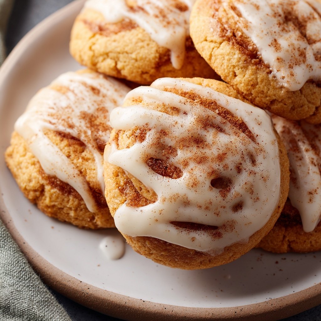 Soft and Chewy Cinnamon Roll Sugar Cookies