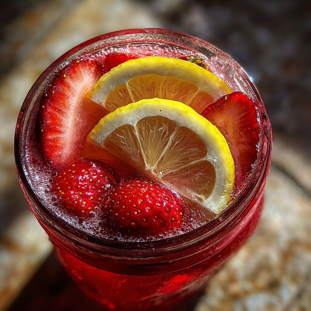 Strawberry Lemonade Spring Refresher