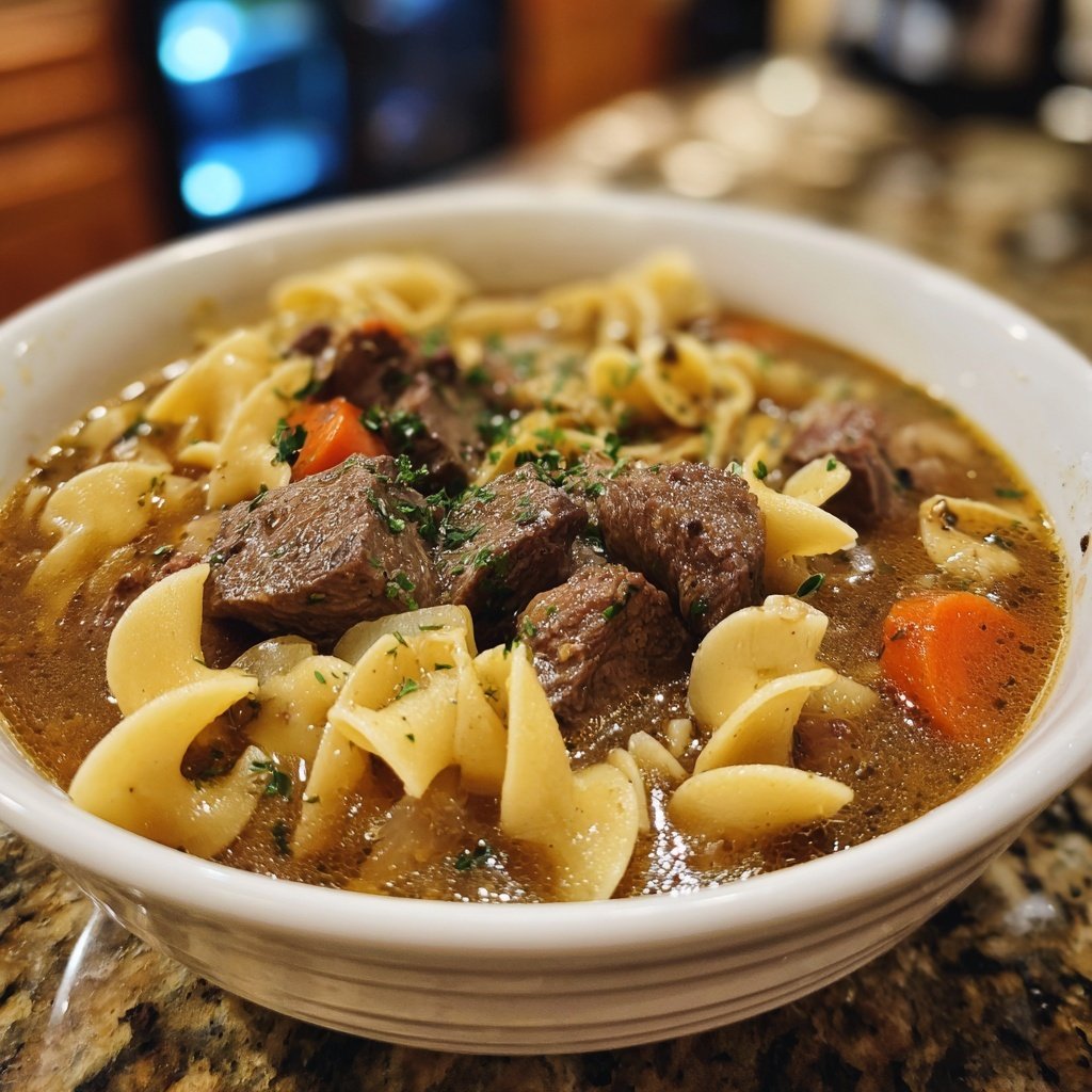 Comfort Food Beef And Noodles