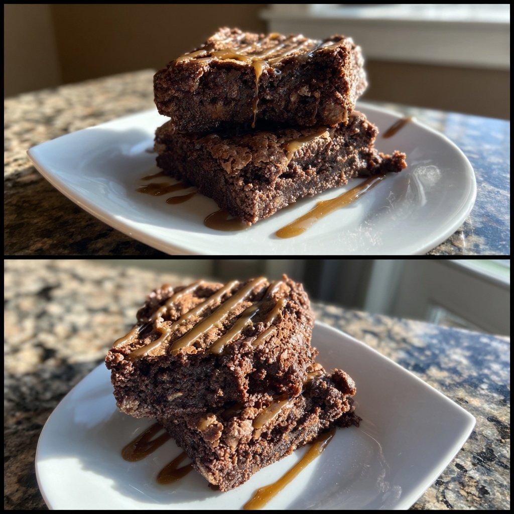 Cottage Cheese Brownies with Maple Cinnamon