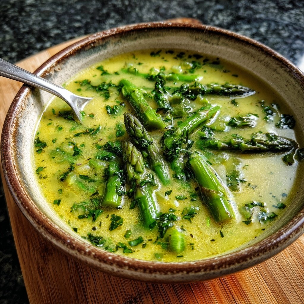 Spring Asparagus Vegetable Soup